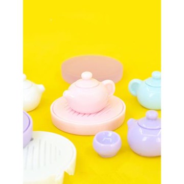 bjd娃娃屋配件迷你茶壺模型微縮場景裝飾品拍攝道具diy小家具擺件