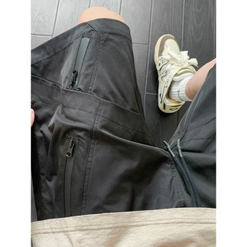 工裝短褲男夏季薄款美式高街機能沖鋒褲子痞帥百搭寬松休閑五分褲