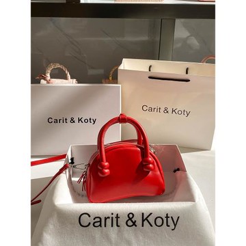 Carit Koty法式小眾手提包包2025新款新年禮物波士頓枕頭包女斜挎