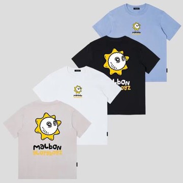 100%純棉太陽花系列男女通用戶外運動高爾夫服裝短袖T恤衫上衣