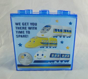 【震撼精品百貨】Shin Kan Sen 新幹線~三麗鷗新幹線疊疊盒收納盒#62350