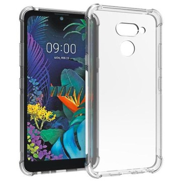 LG G8S ThinQ 透明軟硅膠防摔軟殼 LMG810EMW手機殼 保護套鋼化膜