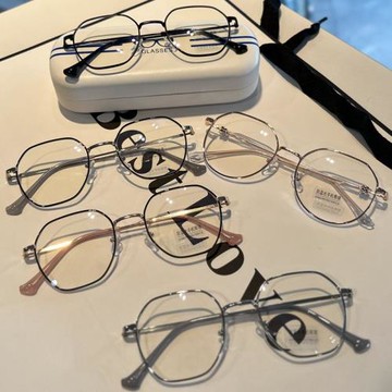 兒童防藍光金屬眼鏡小孩看手機電腦護眼抗疲勞防近視男女童平光鏡