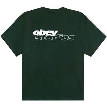 OBEY 168024318-FOR STUDIOS SPORT TEE 短T (森林綠色)