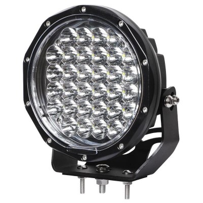 作業灯 led 12v 集光 狭角 スポット 前照灯 丸型 128w クリア保護