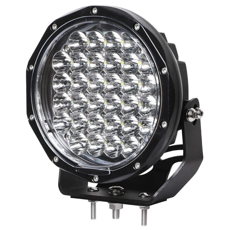 作業灯 8台セット led 12v 集光 狭角 スポット 前照灯 丸型 128ｗ クリア保護レンズ ledライト LED作業灯 24V 12 車用 工具、修理、ガレージ用品