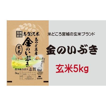 ふるさと納税 金のいぶき　玄米5kg 宮城県岩沼市