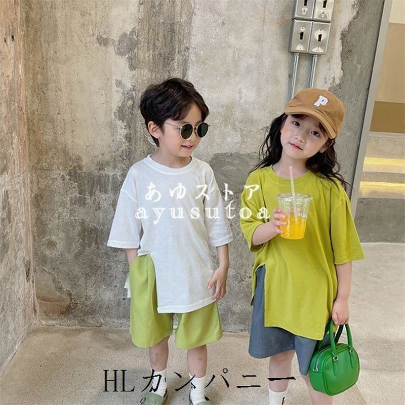 子供服tシャツ女の子男の子春夏半袖キッズトップスカットソーTシャツ無地韓国子供服ベビー服おしゃれ可愛いカジュアル薄手涼しい誕生日新品 通販  LINEポイント最大GET | LINEショッピング