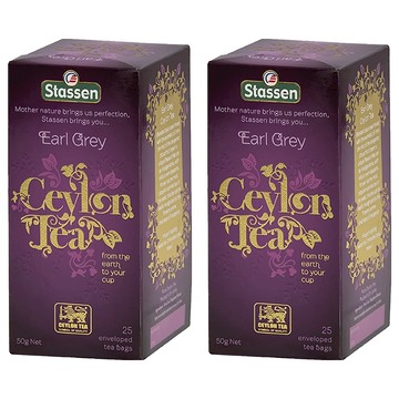 Stassen 司迪生 皇家伯爵茶 錫蘭紅茶 佛手柑香  2g  25包  2盒