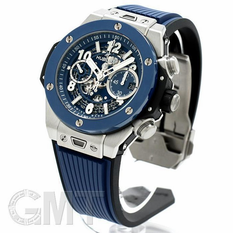 ウブロ ビッグバンウニコ ラバーベルト 44mm用 ブルー HUBLOT 高価値