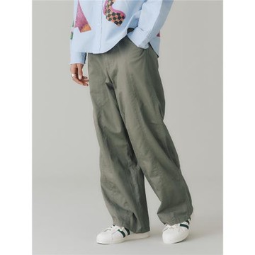 大猩猩XL 春季新款寬松拼接斜紋直筒滑板布褲長褲街頭嘻哈