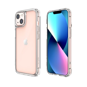 ABSOLUTE｜LINKASEAIR iPhone 13 mini 5.4吋專用 軍規防摔認證抗變色抗菌大猩猩玻璃保護殼-極淨透