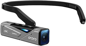 ORDRO EP7 穿戴相機4K超高畫質 視頻攝像機 Vlog   手抖補償   IP65防水 日本代購