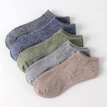 春夏季低幫襪子男潮流四季短襪 純棉吸汗防臭全棉防滑復古ins潮