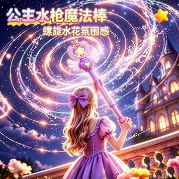 台灣現貨 魔法棒煙花水槍 煙花水槍 魔法棒水槍 兒童玩具水槍 抽拉式噴水槍 滋水槍 寶寶打水仗 男女孩戲水玩具 兒童禮物