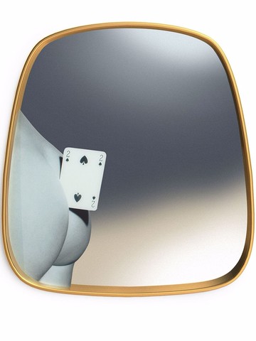 Seletti - Two of Spades mirror (59cm) - unisex - glass - One Size - Grey