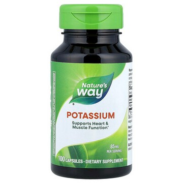 Nature's Way, 鉀，99 毫克，100 粒膠囊