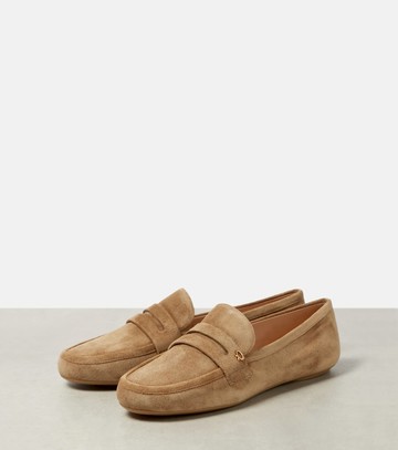 Gianvito Rossi Giorgia suede penny loafers
