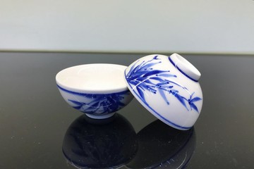 玨冊陶瓷坊-青花瓷 竹子/茶具、茶杯、茶席、手繪、釉下彩
