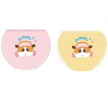 台灣製天竺鼠車車女童內褲-4入 - 兒童內褲 台灣製 天竺鼠車車 女童內褲