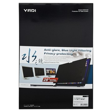 YADI 亞第 獨特磁吸 水之鏡防窺片 13.3吋 Apple MacBook Air 13專用  透黑色  1個