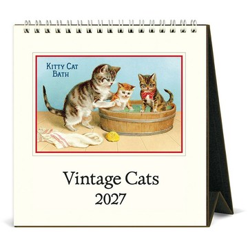 Cavallini & Co.  2027 桌曆\月曆 Cats_CAL27-7