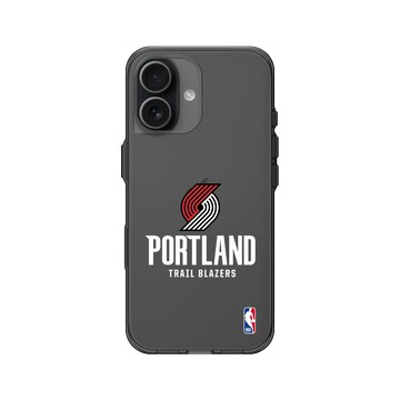 iPhone 17 Clear (相機按鈕) 酷墨灰 - NBA - Logo-波特蘭拓荒者 Portland Trail Blazers - Light