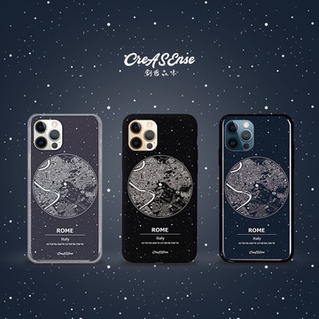 CreASEnse 旅行地圖系列 羅馬 手機殼 空壓殼 液態矽膠 不只蘋果更多安卓 CSBF20