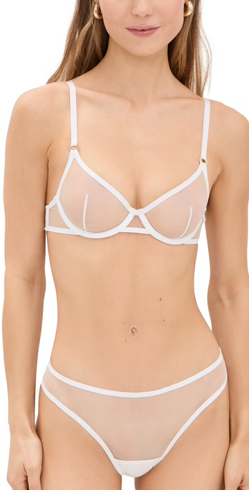 Bluebella Naomi Wired Bra White 32C