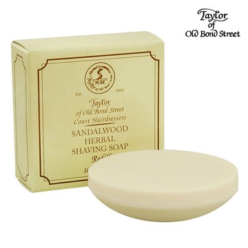 英國 Taylor of Old Bond Street 經典檀香 刮鬍皂（補充皂 刮鬍補充皂 鬍皂 刮鬍膏刮鬍泡剃鬚皂