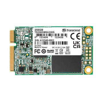 Transcend 256GB MSA220S mSATA SATA Ⅲ SSD固態硬碟(TS256GMSA220S)
