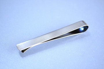 鈦金屬領帶夾・Gr5・64 鈦領帶夾・髮絲銀 52mm