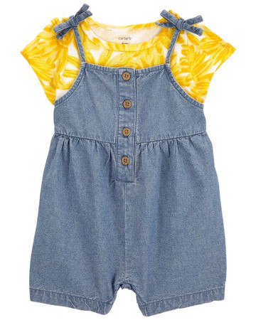 Baby 2-Piece Tee & Shortall Set