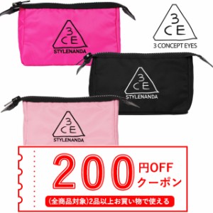 発送日の翌日届く 韓国コスメ ポーチ 3ce Pouch Small 3ce ポーチ 化粧ポーチ ペンケース 小物入れ ブラック ピンク Smallサイズ 通販 Lineポイント最大1 0 Get Lineショッピング