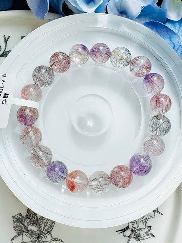 精品透閃溫柔仙女系彩超七9.7-10mm27.36g三輪骨幹黃超七紫粉