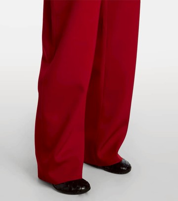 Bottega Veneta High-rise wool twill straight pants