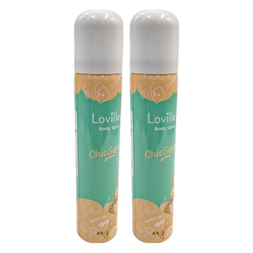 Lovillea 體香噴霧 ChicSquish  100ml  2瓶