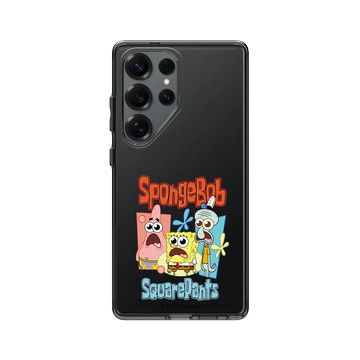 Galaxy S25 Ultra Clear 酷墨灰 - 海綿寶寶 SpongeBob - 驚呆了
