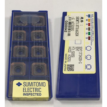 住友車刀片 CCMT060204N-SU / SEMT13T3AGSN/DNMG150404N-FL/DCMT07020