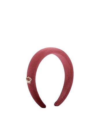 Dolce&Gabbana Q 系列柔絨時尚髮箍 (盒損良品)