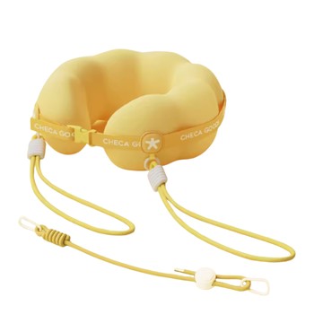 【CHECA GOODS】護頸旅遊U型枕-泡泡黃 CGBravoT13-YE