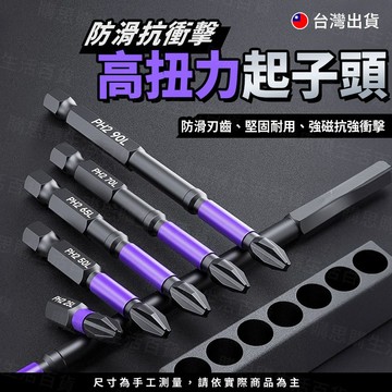 【TW現貨🔥】高扭力起子頭 強磁十字起子頭 十字批頭 磁吸起子頭 螺絲批頭 PH2 防滑起子頭
