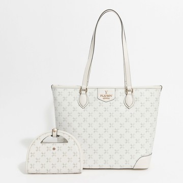 PLAYBOY-托特包 White Bunny系列 - 米白色(551-0102-01-6)