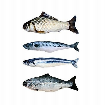 Mersuii 猫おもちゃ またたび ぬいぐるみ キャットニップおもちゃ 猫トイ またたびおもちゃ 魚おもちゃ 肥満解消 ストレス解消 爪磨き 魚四 通販 Lineポイント最大get Lineショッピング