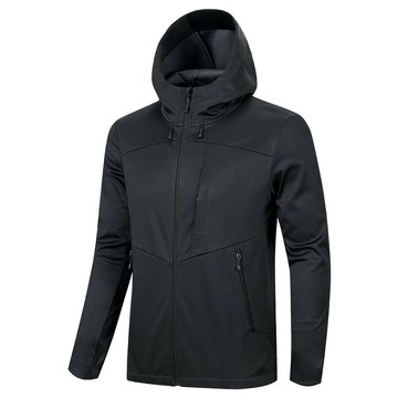 【巴黎精品】現貨+預購 衝鋒衣防風夾克-薄款連帽防水鋪絨男外套3色a1he29