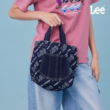 Lee 滿版LOGO手提包 LB624002898
