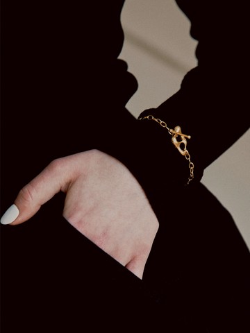 Pebble Chine Bracelet gold
