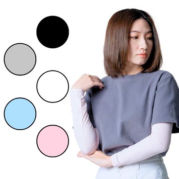 [標準桿] NAMATETSU 男女共版 冰絲涼感抗UV防曬袖套