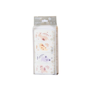 mugu EDI超純水迷你嬰兒口手潔牙濕紙巾8包|嬰兒濕巾|潔膚濕巾|多用途濕巾