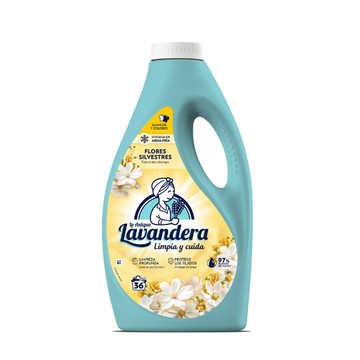 La Antigua Lavandera 護纖去污洗衣精-百花1.8L